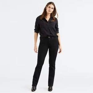 Levi’s 505 straight leg women’s jeans black 31